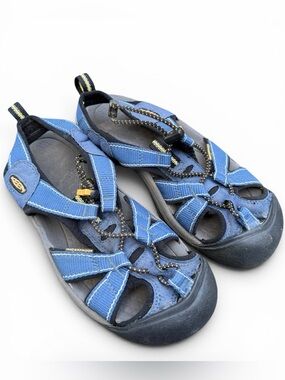 KEEN Newport H2 Waterproof Sport Sandals Blue Youth Kids Hiking Shoes